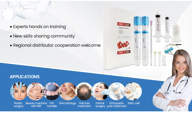 Korean 15ML ACD Gel BiotinPRP Tube Kit