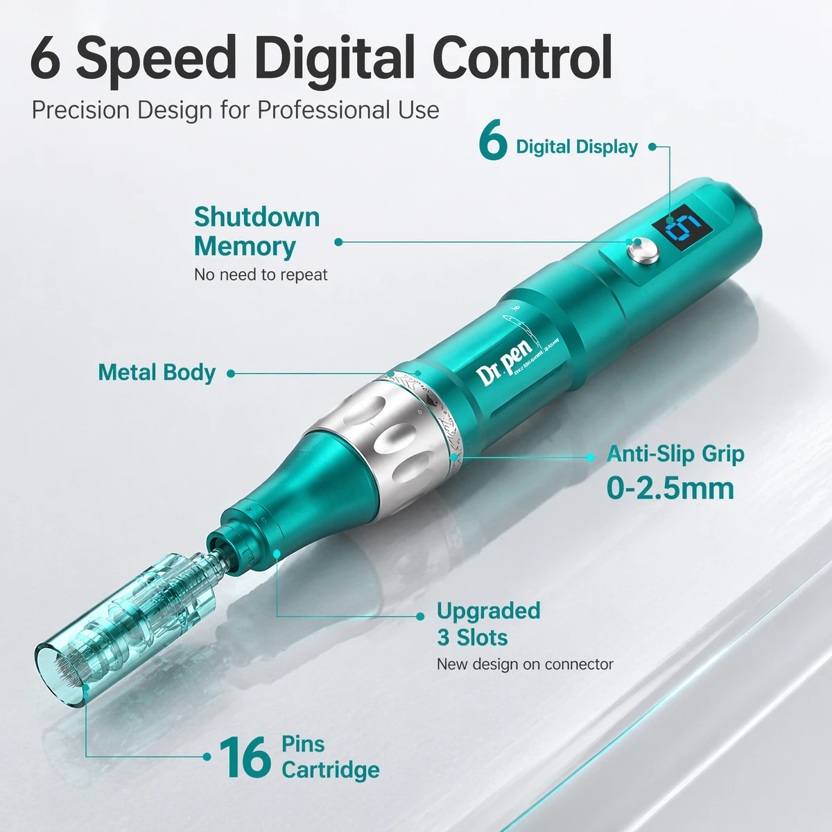 Dr pen A6S Professional Wireless Microneedling Pen