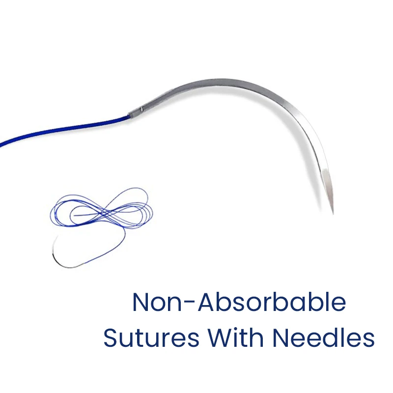 Non-absorbable surgical sutures