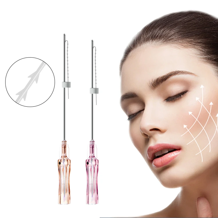 Medical Absorbable PLLA Cones Cog Thread Match PRP Tube Blunt Cannula Clinic Anti-Aging