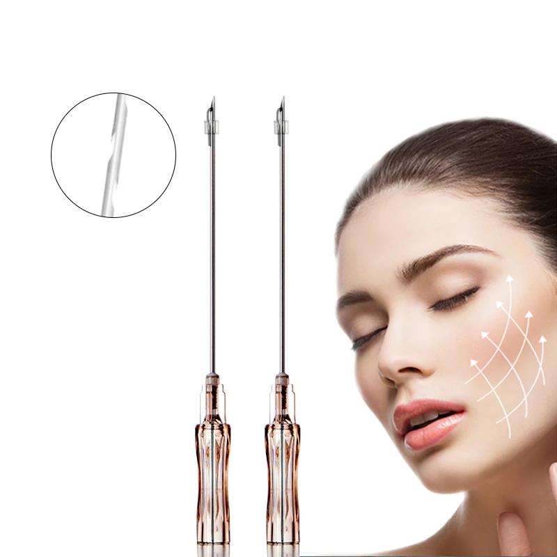 PLLA Molding Thread Flat Molded Teeth Precise Jawline Chin Contour Sculpting Thread