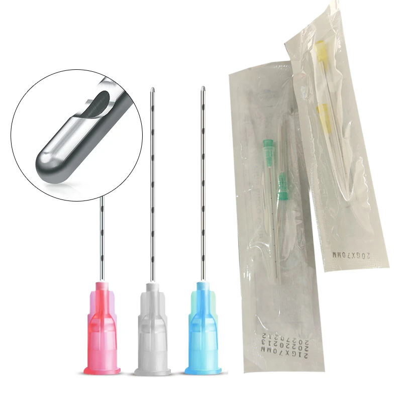 Luer Lock Blunt Needle Cannula for Dermal Filler Injection