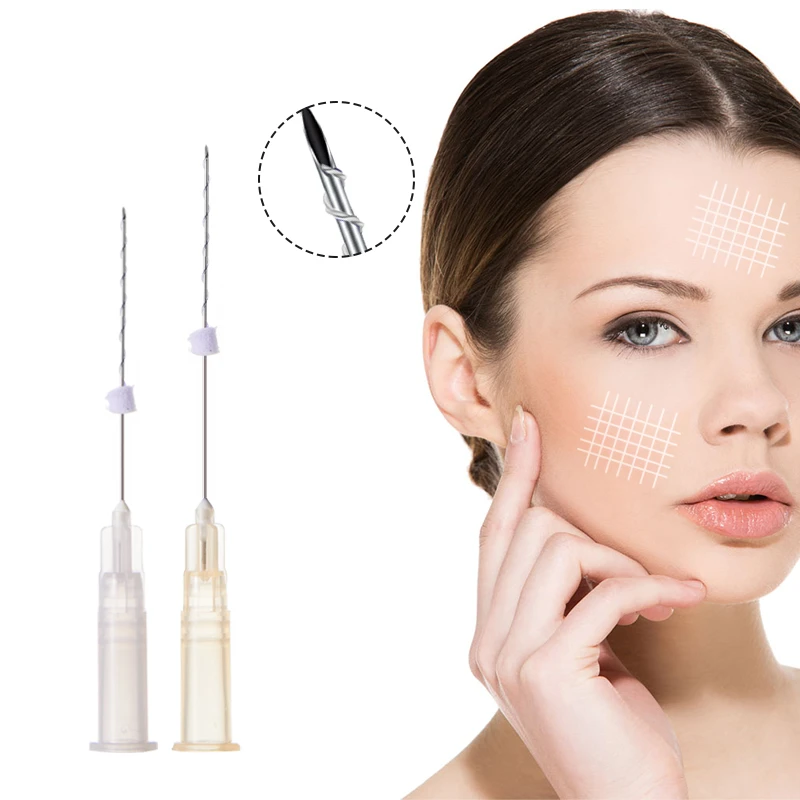 PLLA Tornado Screw Double Helix Thread High Collagen Stimulation Skin Lifting Anti Aging