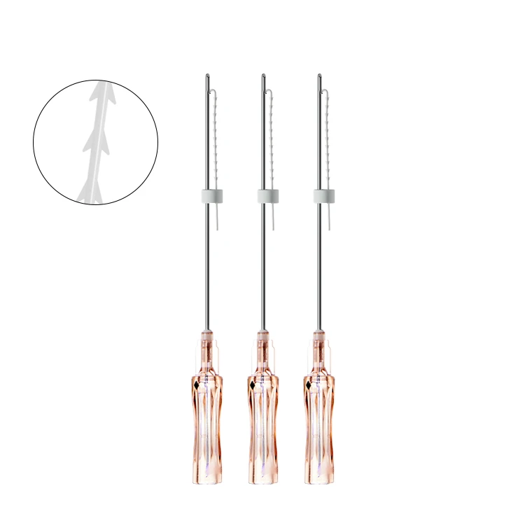 Medical Absorbable PLLA Cones Cog Thread Match PRP Tube Blunt Cannula Clinic Anti-Aging