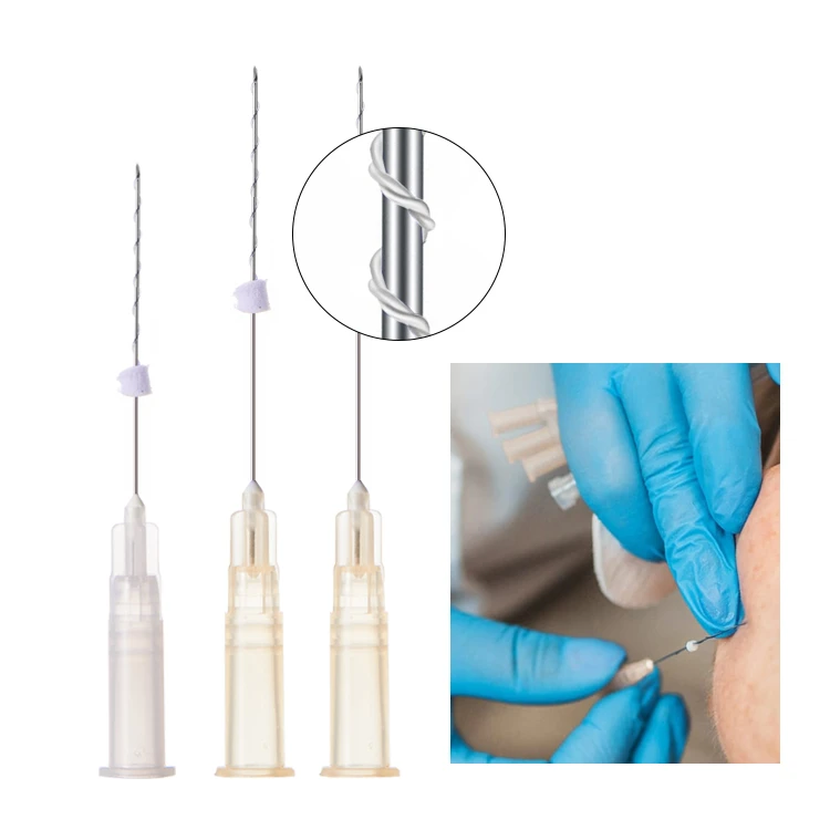 PLLA Tornado Screw Double Helix Thread High Collagen Stimulation Skin Lifting Anti Aging