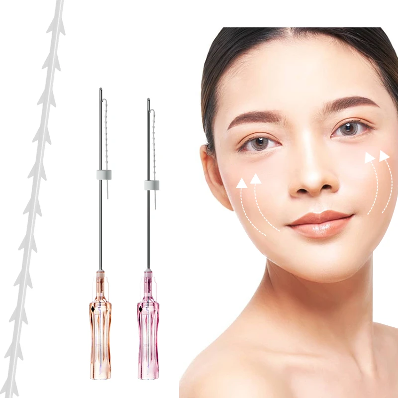 Medical Absorbable PLLA Cones Cog Thread Match PRP Tube Blunt Cannula Clinic Anti-Aging