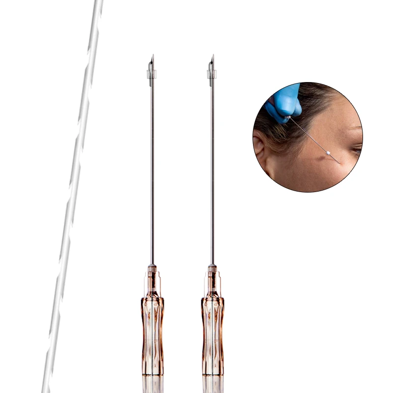 PLLA Molding Thread Flat Molded Teeth Precise Jawline Chin Contour Sculpting Thread