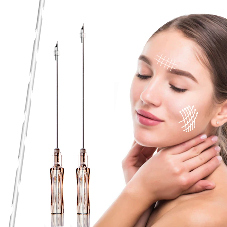 PLLA Molding Thread Flat Molded Teeth Precise Jawline Chin Contour Sculpting Thread