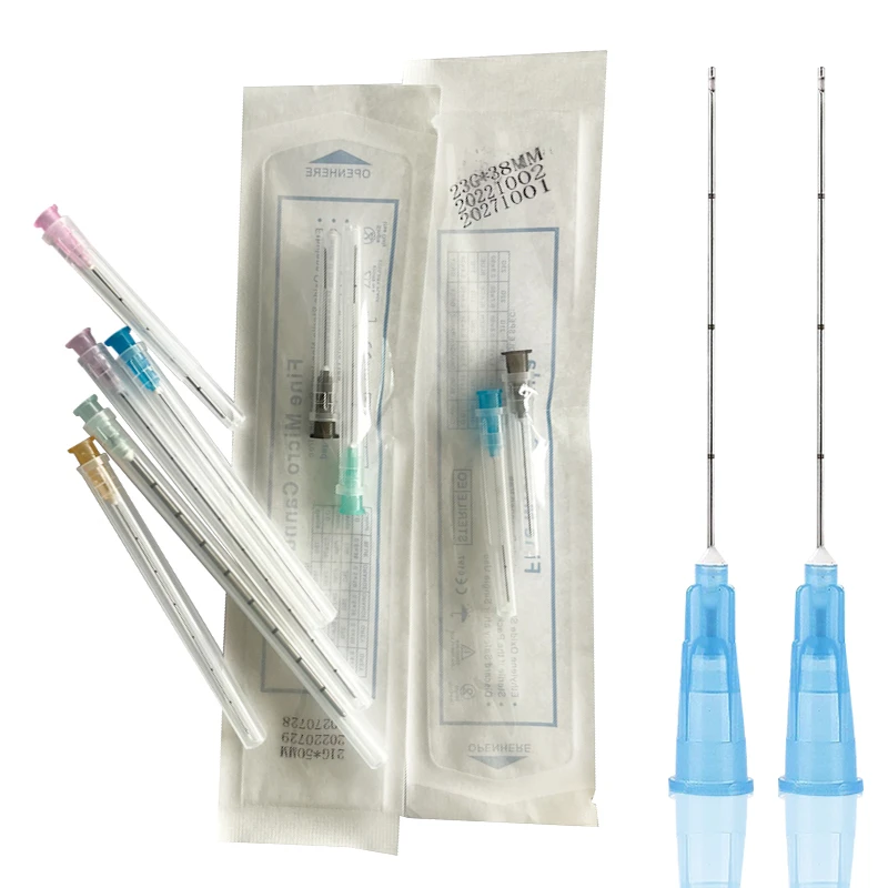 Luer Lock Blunt Needle Cannula for Dermal Filler Injection