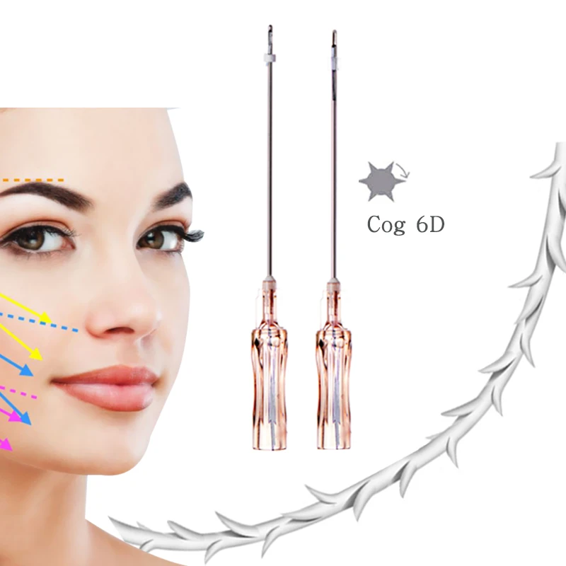 PCL Cog 6D Threads Barbed Strong Face Lift Threads