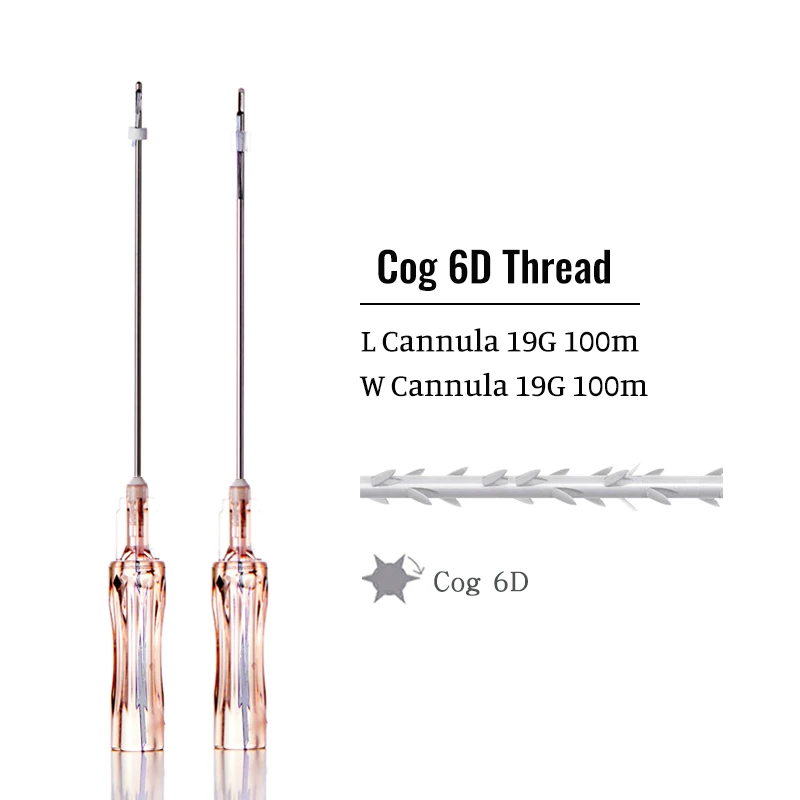 PCL Cog 6D Threads Barbed Strong Face Lift Threads