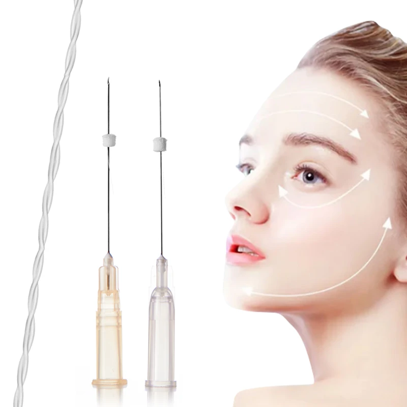 PLLA Tornado Thread 26G 27G Strong Collagen Stimulation Skin Tightening Anti Aging