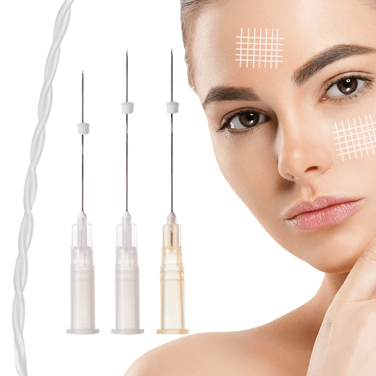 PLLA Tornado Thread 26G 27G Strong Collagen Stimulation Skin Tightening Anti Aging