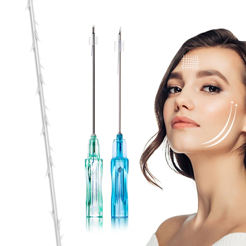 EO Sterilized PLLA 4D COG Thread For Face Neck Body Sagging Skin Tightening Treatment