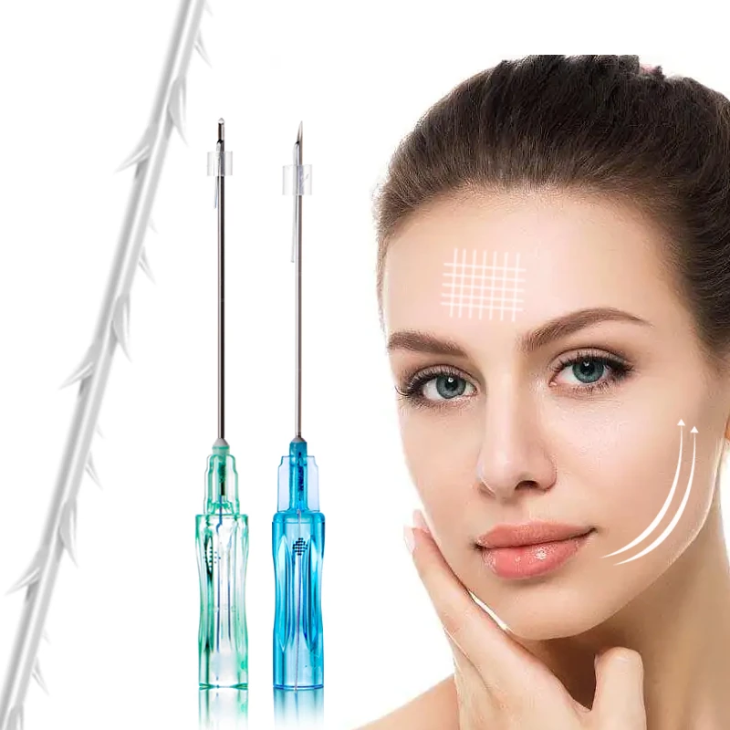 EO Sterilized PLLA 4D COG Thread For Face Neck Body Sagging Skin Tightening Treatment